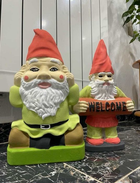 Matrite decoratiuni gradina pitici leu ciuperci alba ca zapada fantana