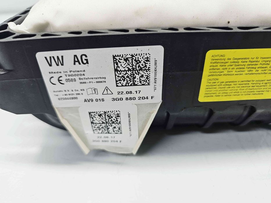 Airbag pasager Volkswagen Passat B8 Variant (3G5) [Fabr 2015-prezent]