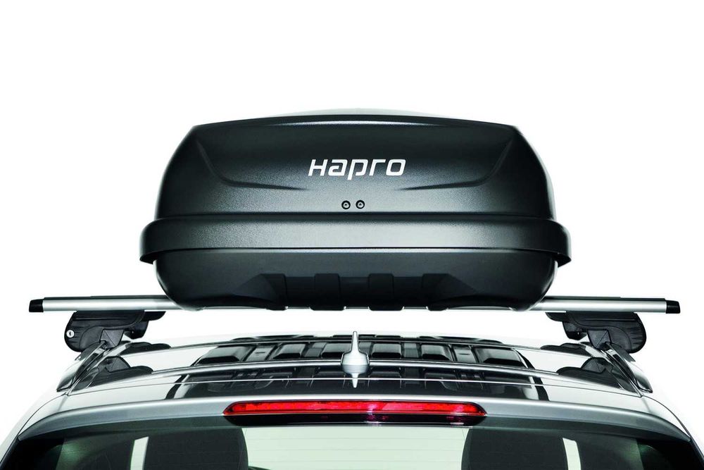 Багажник тип автобокс HAPRO Traxer 6.6 Anthracite - черен мат