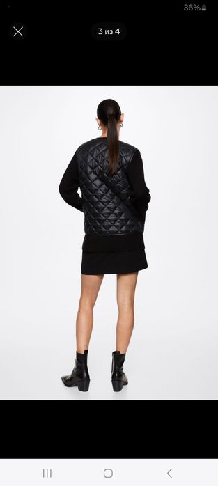 Продам жилет утеплённый Mango.