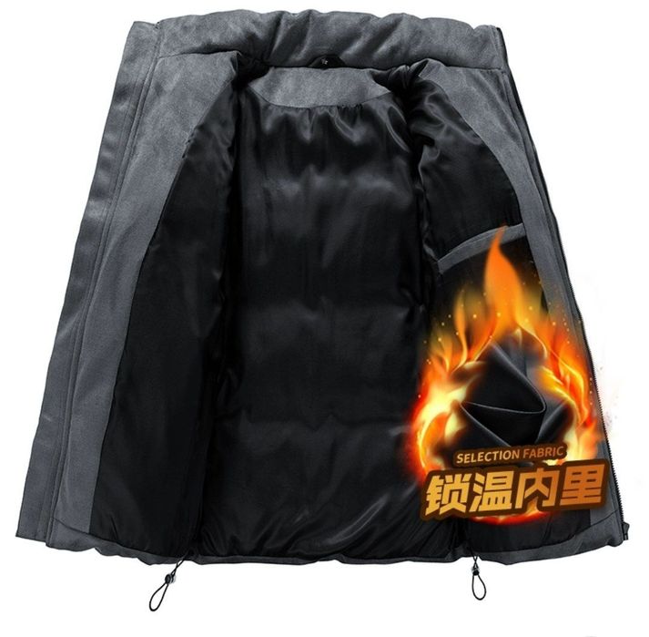 Модная утолщенная куртка с хлопковой подкладкой в ​​корейском стиле