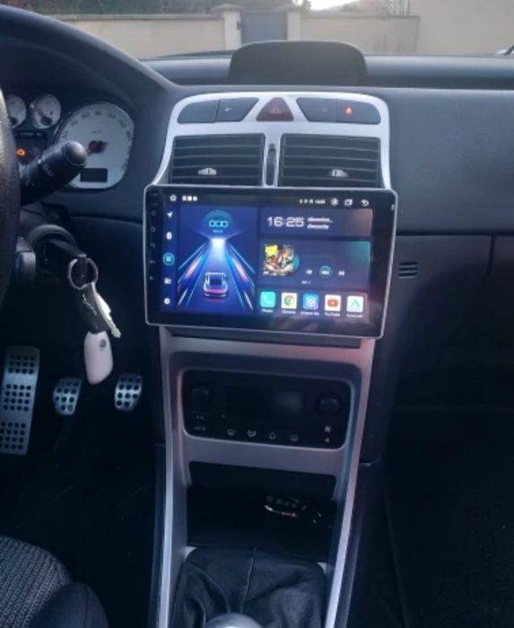 Peugeot 307 мултимедия Android GPS Навигация Carplay