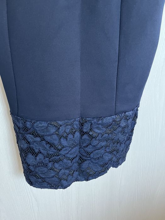 Официална тъмносиня рокля