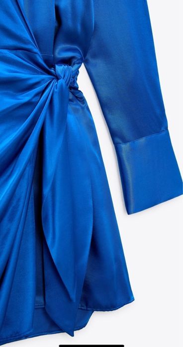 Сатенена рокля Зара /Zara S