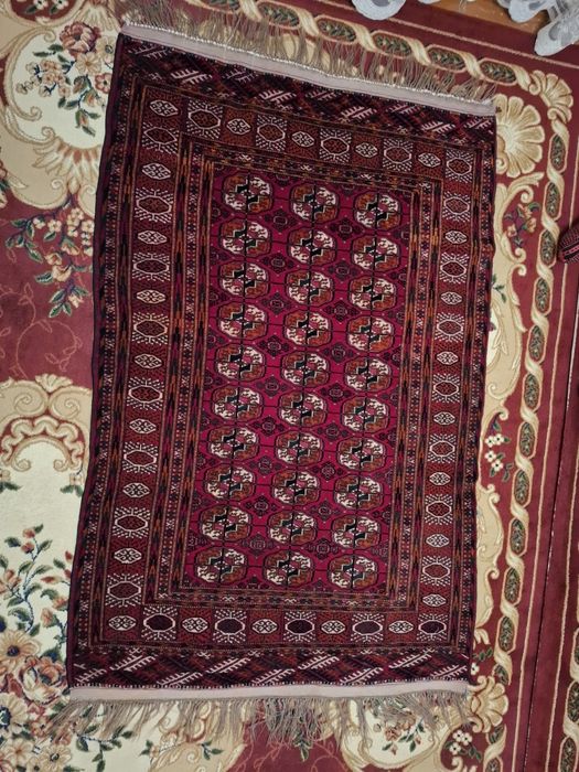 Asl Turkman gilam  1.15×1.80  60 yilgi gilam zich to'qilgan