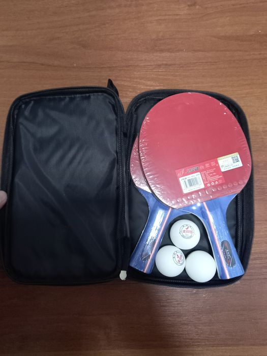 Настольный теннис ракетка Jinshuangbei с чехлом