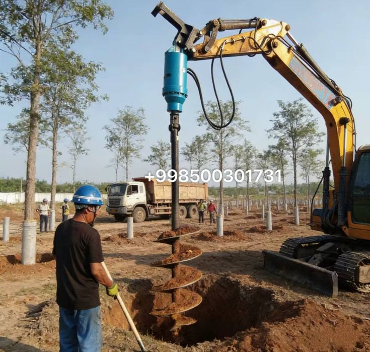 Yamabur ямобур кучли ва тез Буравой йер ковловчи Volvo Hyundai