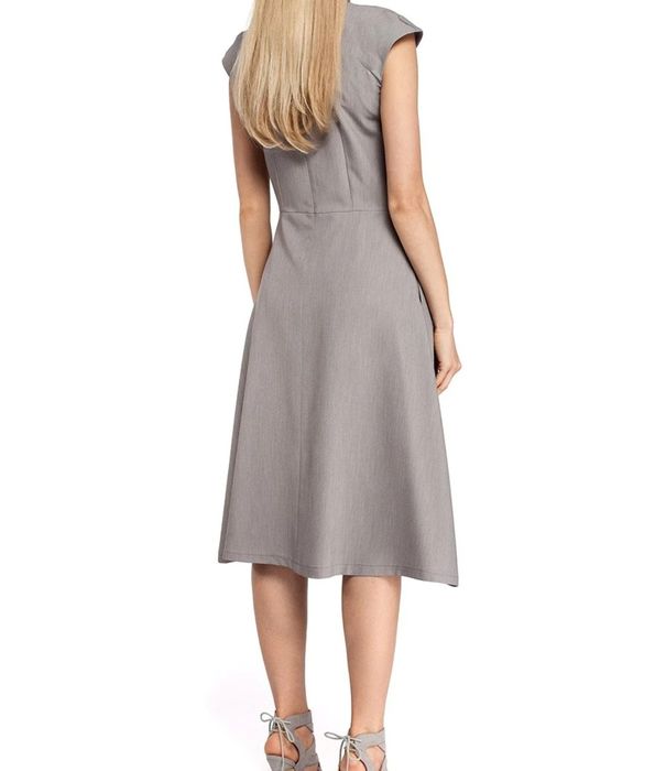 Сива дамска рокля S размер