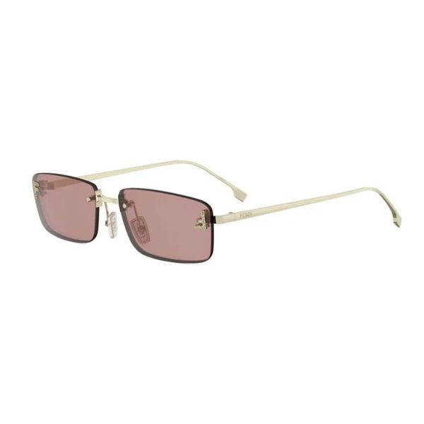 Fendi First Crystal FE4172US 32Y Auriu – Ochelari de Soare Femei