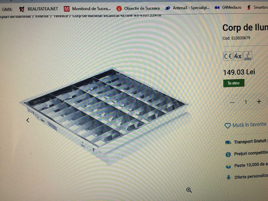 Lampi tavan incastrabile, inclusiv cu neoane !