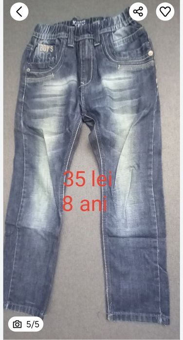 Pantaloni Jeans băieți