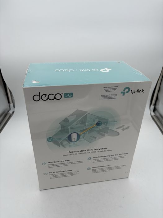 Router wireless TP-Link Wi-Fi DECO X50-5G AX3000 5G, sigilat, OCAZIE