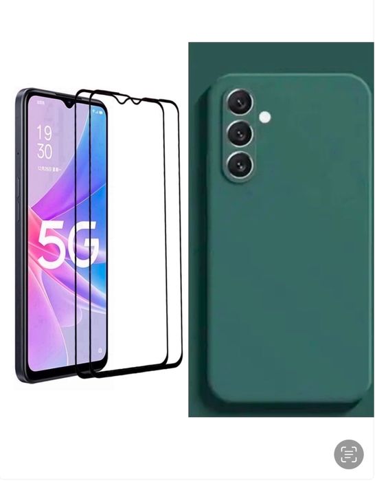 Husa Guardian Catifea+Folie Sticla 11D Samsung A32/A33/A23/A25/A16/A26