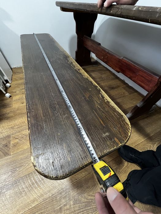 Продам деревянные стол и лавку
