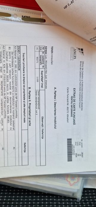 Vand teren Petresti-Mircesti