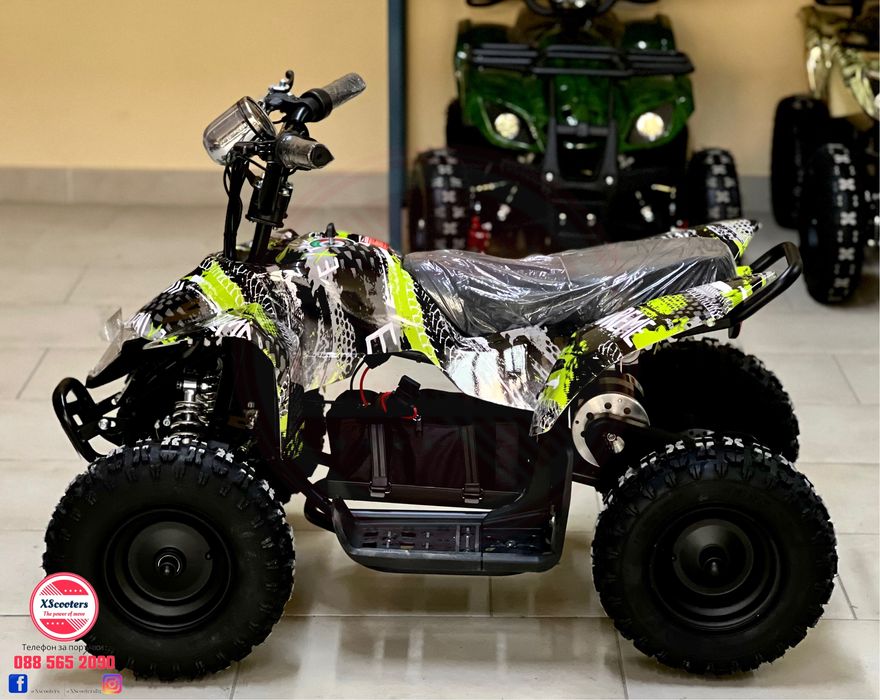 Детско Електрическо АТВ/ATV 800W 2024 - HOBO В КАШОН F1 за деца