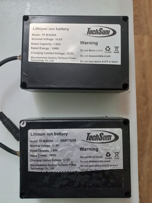 Acumulator 10.8v 1.8 ah lithium