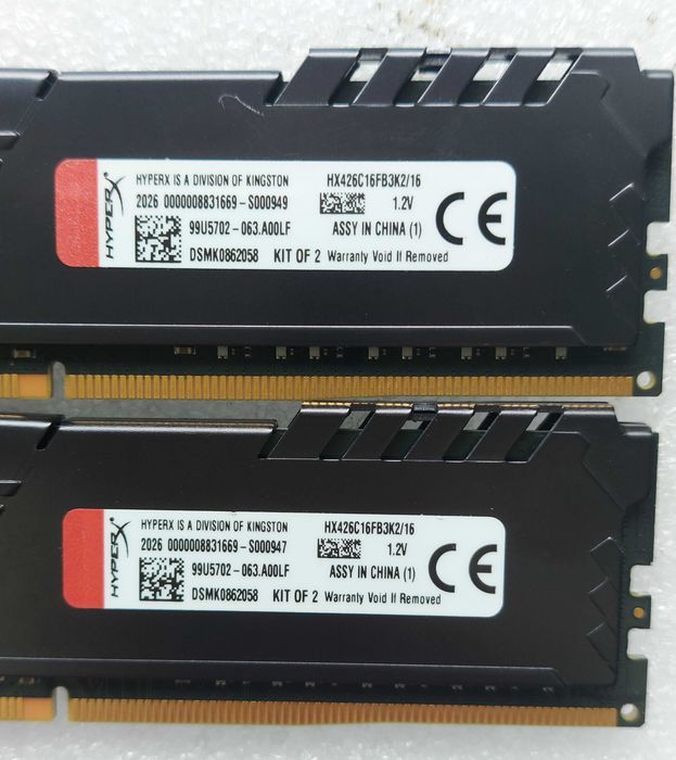 HyperX FURY DDR4 8gb×2 2666MHz ヒートシンク付き hyperx fury ddr4 2666 second hand si noi de vanzare • Anunturi