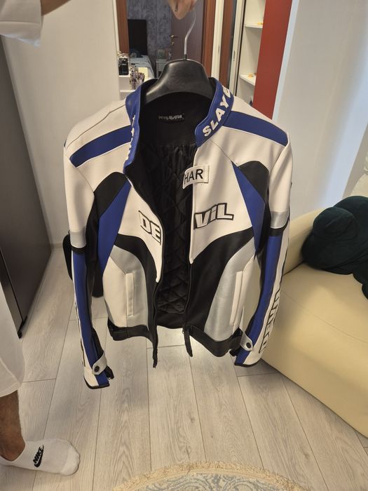 Geaca moto piele