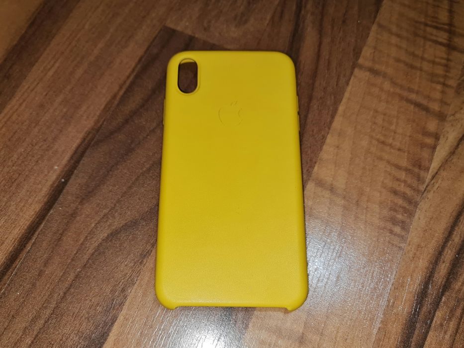 Husa piele Apple Leather Case iPhone XS Max