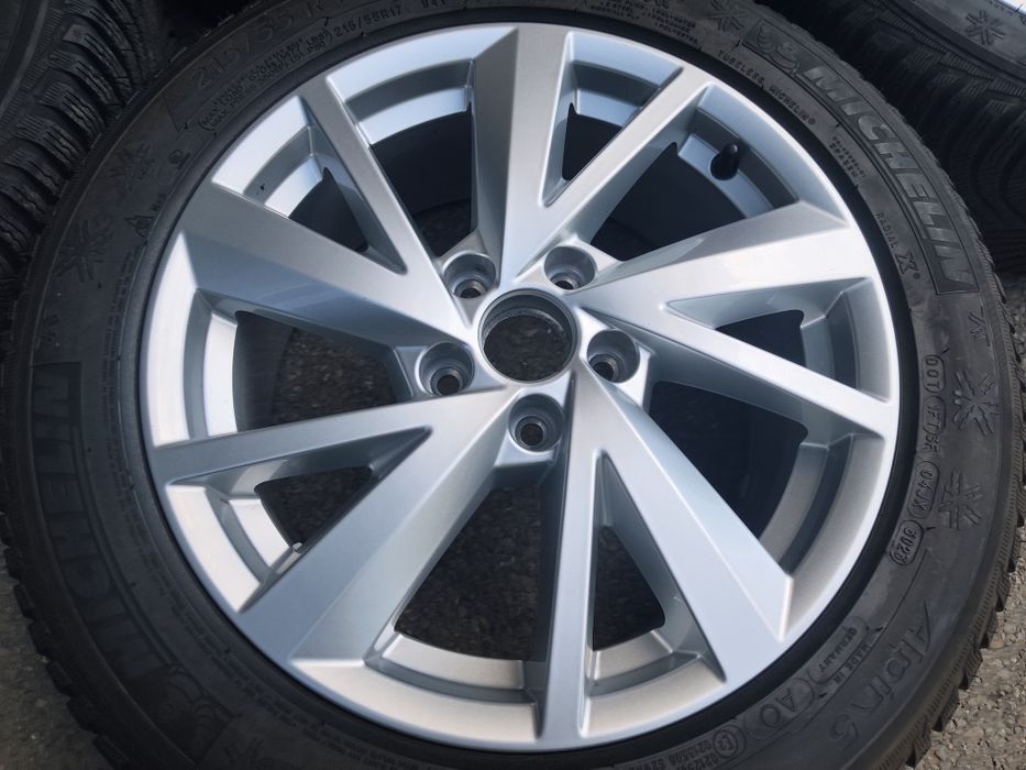 17" оригинални алуминиеви джанти за Vw Passat, Skoda, Audi ..