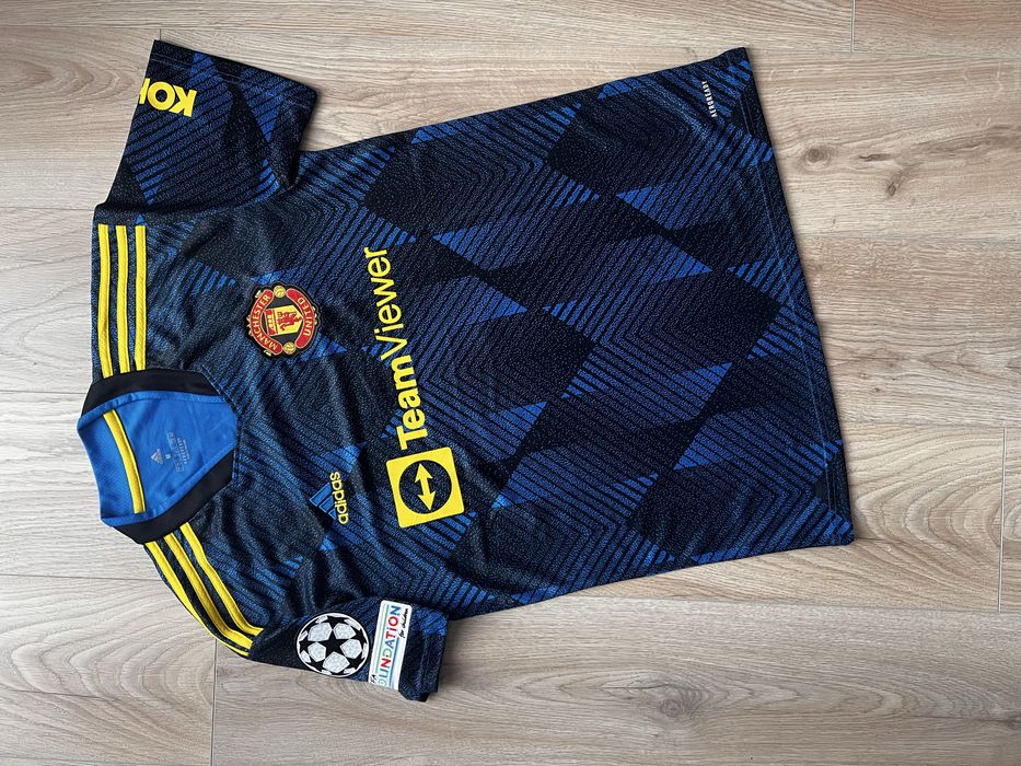 Tricou de fotbal Manchester United Cristiano Ronaldo 7 CR7 marime M nou cu eticheta Adidas away