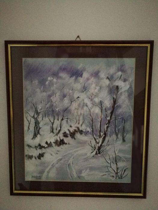 Tablou cu rama  Dita Șerban 35 *40 cm