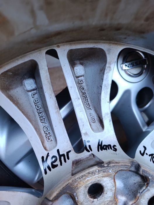 Джанти 5х114,3 17 с летни гуми