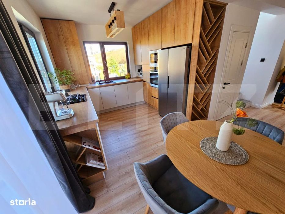 Duplex de vanzare, 120 mp, 305 mp teren, zona Valea Seaca-Popesti