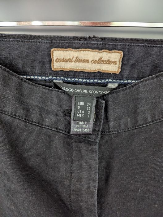 брюки черные женские Mango 34 xs
