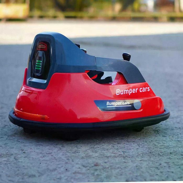 Masinuta busitoare electrica cu RC, Kinderauto Bumper, 2x 35W 12V RED