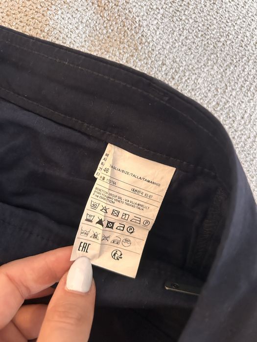 Мъжки панталони на Sisley - син и черен