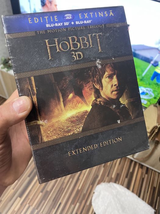 Blu-ray The Hobbit 3D+2D 1-3 Trilogy Extended Version sigilat
