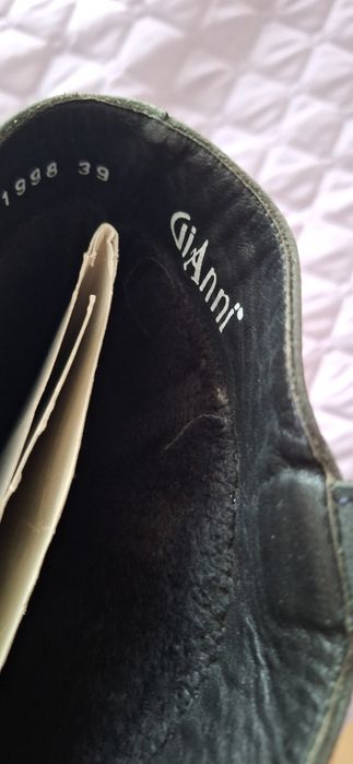 Ботуши GiAnni, нови, обувани веднъж.