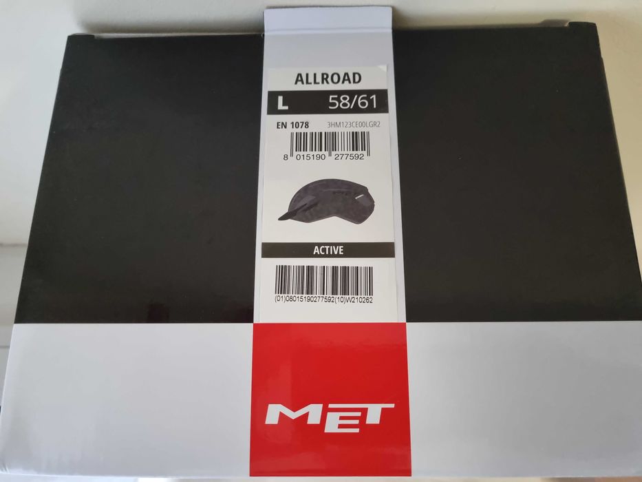 Каска за колоездене Met Allroad, размер L (58-61 см)