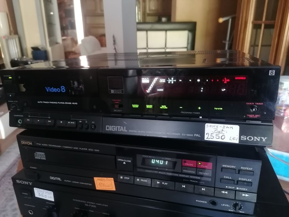 Video recorder de  8mm Sony