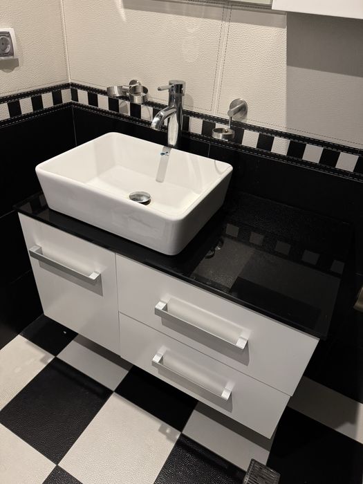 Комплект Шкаф Огледало за баня тоалетна 60см