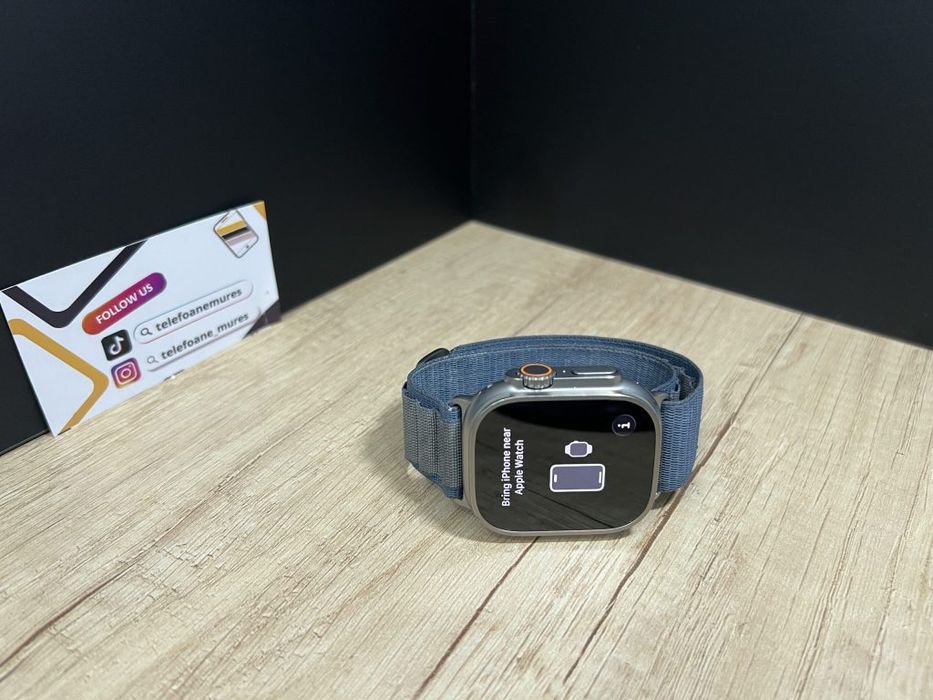 Apple Watch Ultra 2 49mm Natural Titanium Second-Hand Bun 2 ani garanț