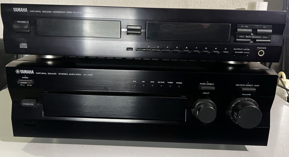 Стерео усилвател Yamaxa AX-496 и CD Player Yamaxa CDX-493