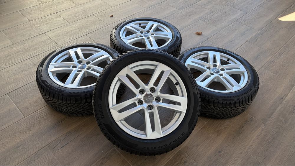 Jante Audi R17 Pirelli 2024 Roti iarnă Audi 225 50 R17 Dot 2024 Anvelope Pirelii 225 50 R17 Cauciucuri Pirelli 225 50 R17 Gume Pirelii 225 50 R17