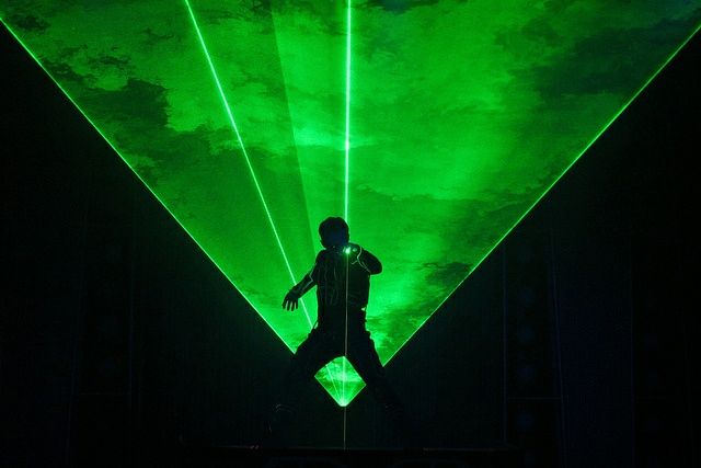 Laser show lazer shou