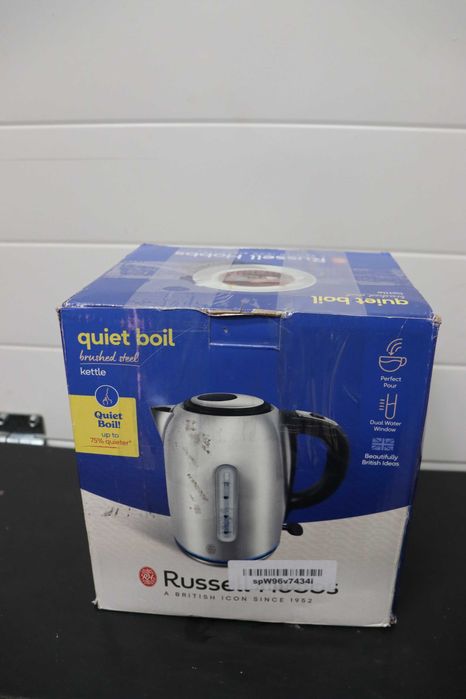 Russell Hobbs  безжична кана от неръждаема стомана,1.7л, 3kW,UK щепсел