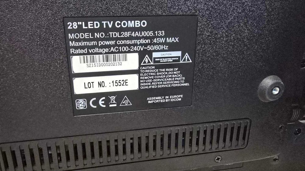 Телевизор 28 TV Combo tdl28