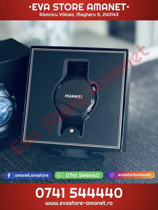 Smartwatch HUAWEI Watch 5 Black 46mm RTS-AL00 Fluoroelastomer Strap