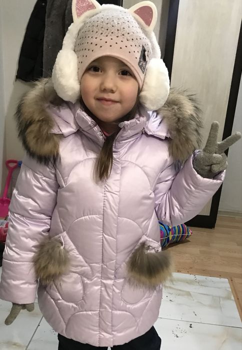 Пуховик на девочку