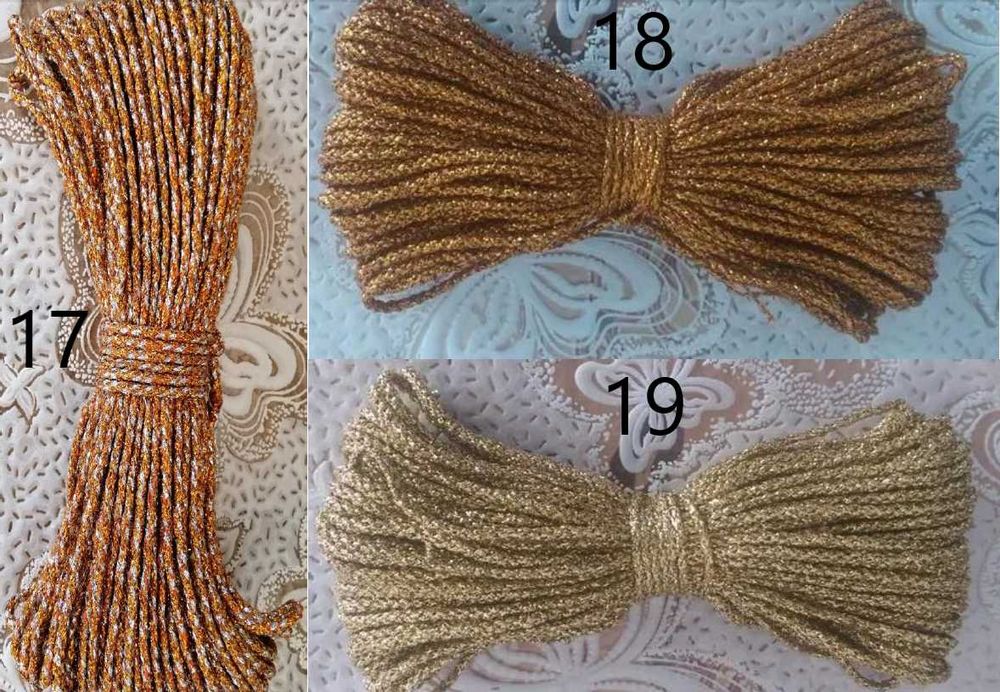 Объл Гайтан от полиестер,вълна и герлянди