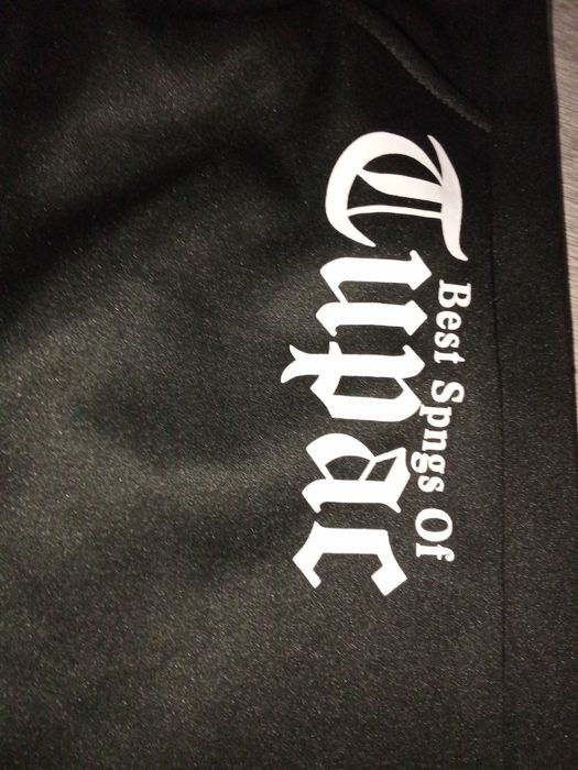 Pantaloni negri Tupac