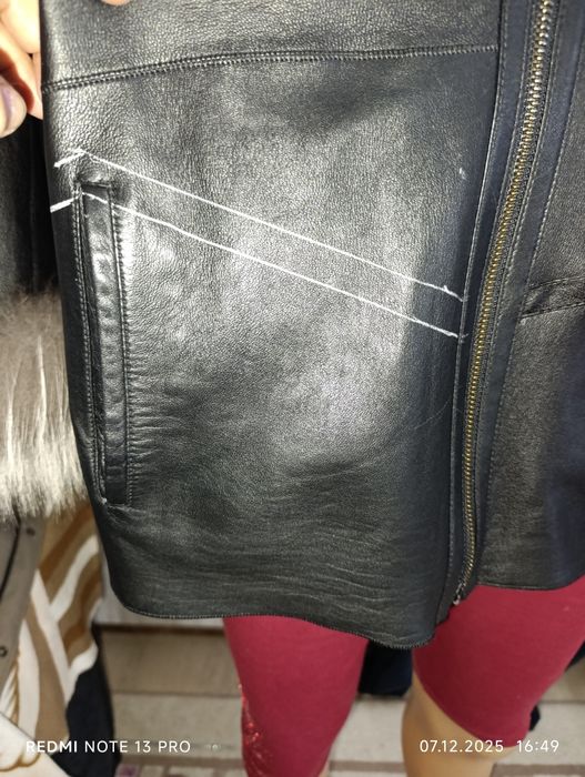 Ремонт кожаных курток и всех видов одежды.