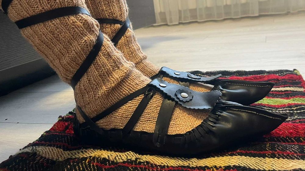 Цървули от 100% естествена кожа.