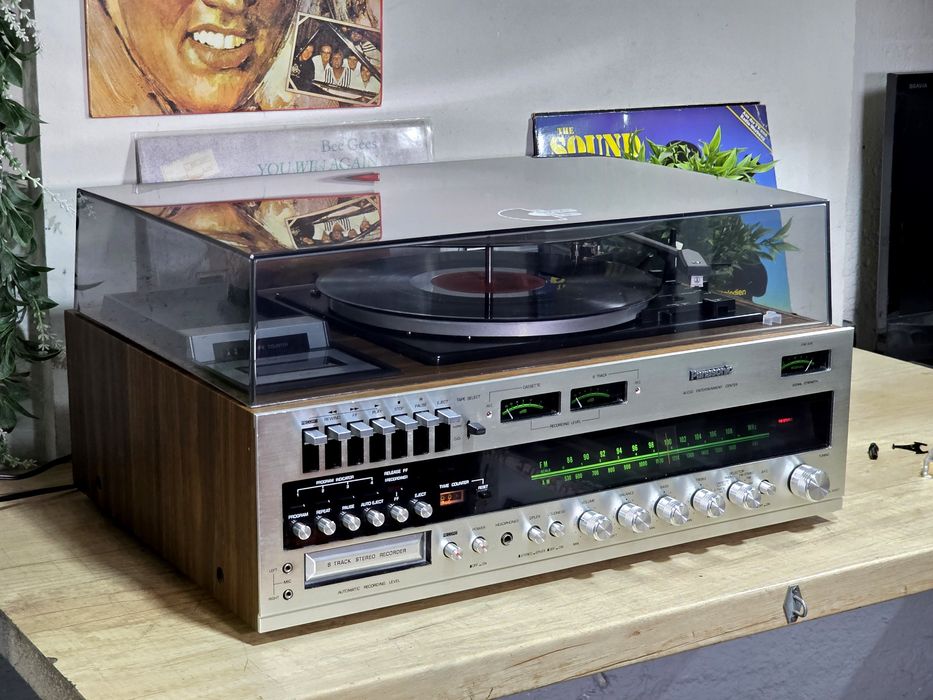 Sistem audio PANASONIC SE-4007, Pick-up, deck,radio, casetofon 8 track
